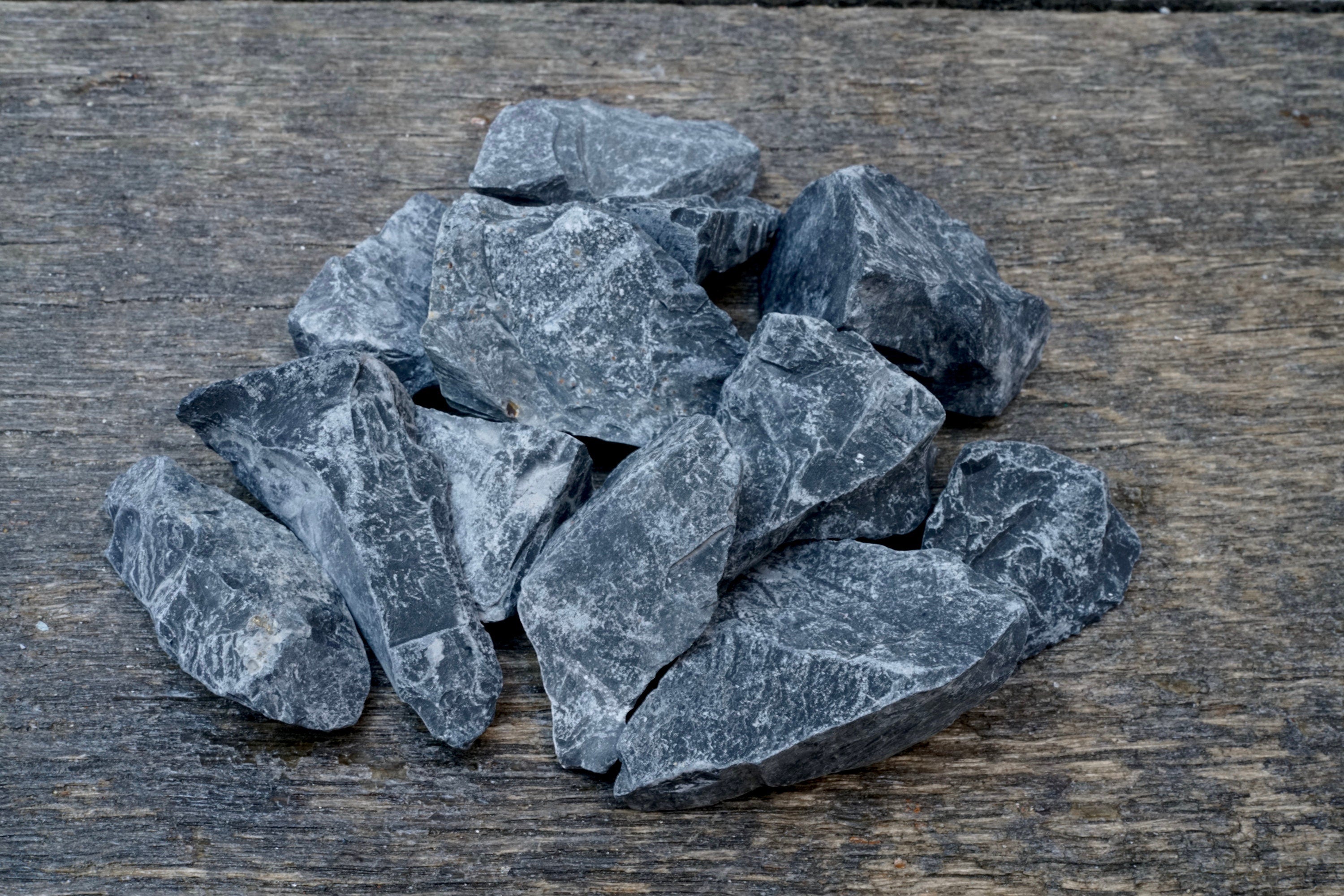 Raw Black Onyx Stone - Natural Shape